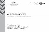 Reforma Curricular del Bachillerato - uasb.edu.ecuasb.edu.ec/UserFiles/363/File/pdfs/REFORMA DEL... · Curricular del Bachillerato Para todas la modalidades del Bachillerato. ...