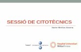 SESSIÓ DE CITOTÈCNICS - academia.cat · • Antecedents: Empiema crònic secundari a TBC, Adenoma tubular còlon (2009), Carcinoma Urotelial (2010) ... vesicular, nuclèol/s, mitosis