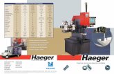 Características y especiﬁ caciones de las máquinas …solutions.haeger.com/Haeger-2006-Product-Overview-Spanish.pdf · drá el máximo impacto en ... máquinas y sistemas de mecanizado