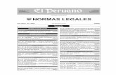 Cuadernillo de Normas Legales - … · de la ciudad de Iquitos” - Lote 1 ... departamentos de Cajamarca, Ancash, Amazonas y La ... de Elecciones de las Juntas de Delegados Vecinales