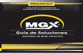 GUÍA DE SOLUCIONES - MEGAFLEX - megaflex.com.ar · Tabla de Rendimientos ... Método de aplicación: Generalidades Guía de soluciones Megaﬂ ex Nuevos usos. ... dependerá de las