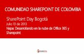SharePoint Day Bogotá - Comunidad SharePoint de … Novoa - Napa.… · War Stock App MyDocument - debug copy.xlsx Microsoft Excel Web App Walter Novoa AutoSum Sort e Clear Editing