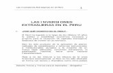 Las Inversiones Extranjeras en el Perú ULTIMA - … · Las Inversiones Extranjeras en el Perú Dr. Alonso Morales Acosta Dr. Rafael Torres Morales 2 de Latinoamérica, algunos de
