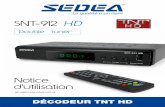 SNT-912 HD - Electroménager et Multimédia€¦ · notre site :  Recommandations de sécurit ...