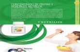 VEGETALES NUTRILITE NUTRICIÓN - amway.com.sv · Concentrado de frutas y vegetales es una exclusiva fórmula de NUTRILITE™ que combina fitonutrientes comparados a los encontrados