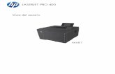 LASERJET PRO 400 - incheca.comincheca.com/pdf/manual_usuario/hp_m401.pdf · Prioridad para el cambio de la configuración de trabajos de impresión ..... 26 Cambiar la configuración