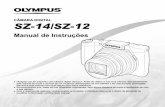 CÂMARA DIGITAL SZ-14/SZ-12 - olympusamerica.com · 1 Prima o botão . O menu de ...