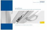 proPilot - Ventanas de PVC Vizcaya | Euskalventanas€¦ · proPilot El compacto herraje practicable oscilobatiente para ventanas Catálogo de producto 01/2014
