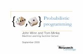 programming Probabilistic - GitHub Pages · Microsoft PowerPoint - ProbabilisticProgramming_MLSS2009.ppt [Read-Only] [Compatibility Mode] Author: minka Created Date: 2/8/2010 5:50:32