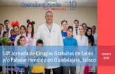 Presentación de PowerPoint - mexico.operationsmile.orgmexico.operationsmile.org/docs/2016 Informe Guadalajara Febrero.pdf · y/o Paladar Hendido en Guadalajara, Jalisco Febrero 2016