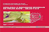 Geologia e recursos minerais da Folha Sapé SB.25-Y …rigeo.cprm.gov.br/jspui/bitstream/doc/17720/1/relatorio_sape.pdf · ISBN 978-85-7499-317-1 Programa Geologia do Brasil - PGB.