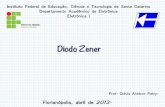 Diodo Zenerprofessorpetry.com.br/Ensino/Repositorio/Docencia_CEFET/Eletronica... · Cap. 2 – Semicondutores (Malvino). . Nesta aula Sequência de conteúdos: 1. Diodo zener; 2.
