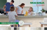 Cubiertas y barras de cocina - Masisa€¦ · 2 3 Cubierta Granito Blanco Cristal MASISA Melamina Encino Polar Es una línea de cubiertas y barras de cocina fabricadas con tablero