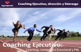 Coaching Ejecutivo, dirección y liderazgo - … · Coaching Ejecutivo, dirección y liderazgo El coaching es el acompañamiento a personas o a equipos para asegurar el desarrollo
