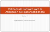 Unidad 2 Patrones de Responsabilidad - …academicos.azc.uam.mx/jfg/diapositivas/patrones/Unidad_2.pdf · Patrones de Responsabilidad GRASP General Responsability Assignment Software