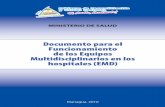 Documento para el Funcionamiento de los Equipos ... · Documento para el Funcionamiento del EMD se pretende ... del Modelo de Salud Familiar y Comunitario (MOSAFC): ... actores claves