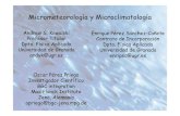 Micrometeorología y Microclimatología - ugr.esandyk/Docencia/Micromet/01.pdf · • Wallace, J. M, & Hobbs, P. V., Atmospheric Science: An Introductory ... • Esquema de la Asignatura