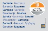 Garantie Warranty Garantía Подолежи - hoermann.de · JAHRE Garantie HF 84429 / Stand: 04.2016 Druck 04.2016 Garantie Warranty Garantía Подолежи Garanzia Garantia
