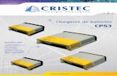 Chargeurs de batteries CPS3 - DISCOUNT MARINE · Innovations CPS3 > Chargeurs 12V/16A, 12V/25A, 12V/40A, 24V/12A, 24V/20A et 48V/15A sans ventilateur. > Borne spéciale ... (Power