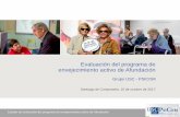 Evaluación del programa de envejecimiento activo de … · Estudio de evaluación del programa de envejecimiento activo de Afundación Evaluación del programa de envejecimiento