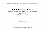 Al-Mizan: Una exégesis del Corán - La Casa del Profeta ...€¦ · - 1 - Al-Mizan: Una exégesis del Corán En el nombre de Dios, el Compasivo, el Misericordioso Al-Mizan: Una exégesis
