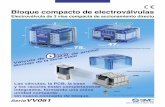 Bloque compacto de electroválvulas - …content2.smcetech.com/pdf/VV061_ES.pdf · 4 5 6 Cableado interno del bloque 4 estaciones Especificaciones del cable conector Construcción
