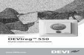 Älykäs elektroninen termostaatti - lampo.danfoss.comlampo.danfoss.com/PCMPDF/DEVIreg550_X004529_VICKJ620.pdf · DEVIreg™ 550-termostaatti ohjaa sähköisen lattialämmityk-sen