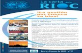 La Carta de la RIOC - riob.org · nueva gobernabilidad de los recursos hídricos y de los ecosistemas acuáticos, que permite responder mejor a los desafíos del desarrollo económico