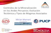 Presentación de PowerPoint - convencionminera.com · Tectónica y Tipos de Magmas Asociados Mirian Mamani ... Tectónica Tipos de Magma Asociados • Corteza Continental Inferior/Limites