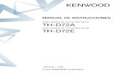 TH-D72A TH-D72E - ご利用の条件｜取扱説明書 ...manual.kenwood.com/files/4ef8017e4b378.pdf · MARCACIÓN MANUAL ... FUNCIONAMIENTO INALÁMBRICO (SÓLO TH-D72A) ... 2 Pulse