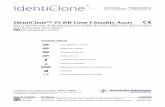 IdentiClone TCRB Gene Clonality Assay - Ecogen · … · 2018-06-18 · Los reordenamientos de los genes que codifican los receptores antigénicos ocurren durante la ontogenia de
