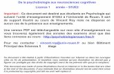 De la psychobiologie aux neurosciences cognitives Licence ...psychobiologierouen.free.fr/OLD/S1UE2/POWERPOINT S1UE2.pdf · Licence 1ère année ... > Traité de l’homme (1633 mais
