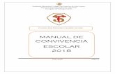 MANUAL DE CONVIVENCIA ESCOLAR 2018 - … · Fundación Educacional Colegio San Francisco de Asís Lautaro. Manual de Convivencia Escolar. Año 2018. Encargada: Berta Burgos Cortés.