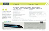 Ficha Técnica DISTRI AQUA 100 - abnpipesystems.com · •UNE EN 12201: Sistemas de canalización en materiales plásticos para conducción de agua ... según la norma UNE EN 12201.