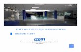 CATALOGO DE SERVICIOS - spanishtradeportal.com · Con 28 años de experiencia en cromatografía y espectrometría de masas ... Primer Cromatógrafo de Gases • 1.982 . Primer Cromatógrafo