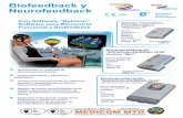 Biofeedback y Neurofeedback - medicom-mtd.commedicom-mtd.com/PDF/booklet/biofeedback_spa.pdf · Procedimientos de Biofeedback y Neurofeedback son realizados basados en el principio