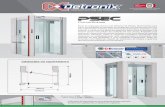 PSEC - PT - detronix.com.br · fornecido com diferentes opções de detectores de metais, o qual ca discretamente embutido em sua estrutura. Rua Emílio Fonini, 545 | CEP 95012-617
