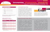 Volumen 1, N° 1 Enero 2014 Inventa, Patenta, Innova · Volumen 1, N° 1 Inventa, Patenta, Innova Pág. 1 Pág. 2 Pág. 3 Pág. 4 Presentación Destacado del mes Columna de análisis