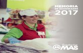 MEMORIA - blog.supermercadosmas.comblog.supermercadosmas.com/wp-content/uploads/2018/04/MEMORIA-FMAS... · y Plan de Actuación 2017. Igualmente, estuvimos presentes en la entrega
