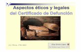 (A.J. Wiertz, 1796-1865) Eloy Girela López Cert. Defuncion/ponencias/CMD... · 2016-05-25 · responsabilidad ética de cumplimentar el certificado de defunciónen todossusapartados,