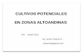 CULTIVOS POTENCIALES EN ZONAS ALTOANDINASbiblioteca\exposiciones\2012\cultivos... · ALIMENTO PARA TRUCHAS ... PLAN DE NEGOCIO - Plantar 5´000,000 de árboles nuevos como mínimo.