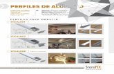 PERFILES DE ALUMINIO - storefix.cl · perfiles para sobreponer: stx˜al006 stx˜al050 perfiles de aluminio especificaciones tÉcnicas rieles de aluminio para flextrip stx˜al047 material: