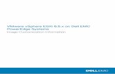 VMware vSphere ESXi 6.5.x on Dell EMC PowerEdge Systems ... · 06/09/2018 · VMware vSphere ESXi 6.5.x on Dell EMC PowerEdge Systems Image Customization Information