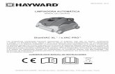 SharkVAC XL / e.VAC PRO - hayward.fr · SharkVAC XL™ / e.VAC PRO™ Las limpiadoras robotizadas Hayward representan el estándar más alto en diseño, rendimiento y calidad. La