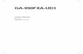 GIGABYTE GA-990FXA-UD3 AMD 9 Series Motherboard Manualstatic.highspeedbackbone.net/pdf/GIGABYTE GA-990FXA-UD3 AMD 9... · GA-990FXA-UD3 Motherboard Block Diagram ... AMD 990FX R_USB30