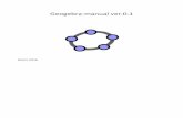 Geogebra-manual ver.0 - harremoes.dk ver 0.1... · Installation Hvad er Geogebra Geogebra er et open-source matematikprogram, der kan bruges til undervisning og opgaveløsning i matematik.