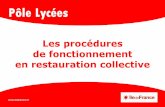 Procédures de fonctionnement en restauration collectivelycees.iledefrance.fr/jahia/webdav/site/lycee/users/cenourry/public... · restauration scolaire. ... annuel par un technicien