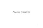 Análisis sintáctico - ulpgc.es · 4 1. Introducción Construcción del analizador sintáctico (parser) Lenguaje By hand Tool Gramática PARSER