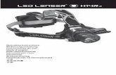 LED LENSER® * h14R - La Boutique des Lampes · We are delighted that you have purchased one of our products. These are usage instructions to help you familiarise yourself with your