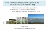 Seis componentes para Agricultura en Ambiente …fdcea.com/wp-content/uploads/2015/06/Wed_1_kozai_es.pdf•Optimo diseno y operación de sistemas de iluminacion LED 2) Por reducción